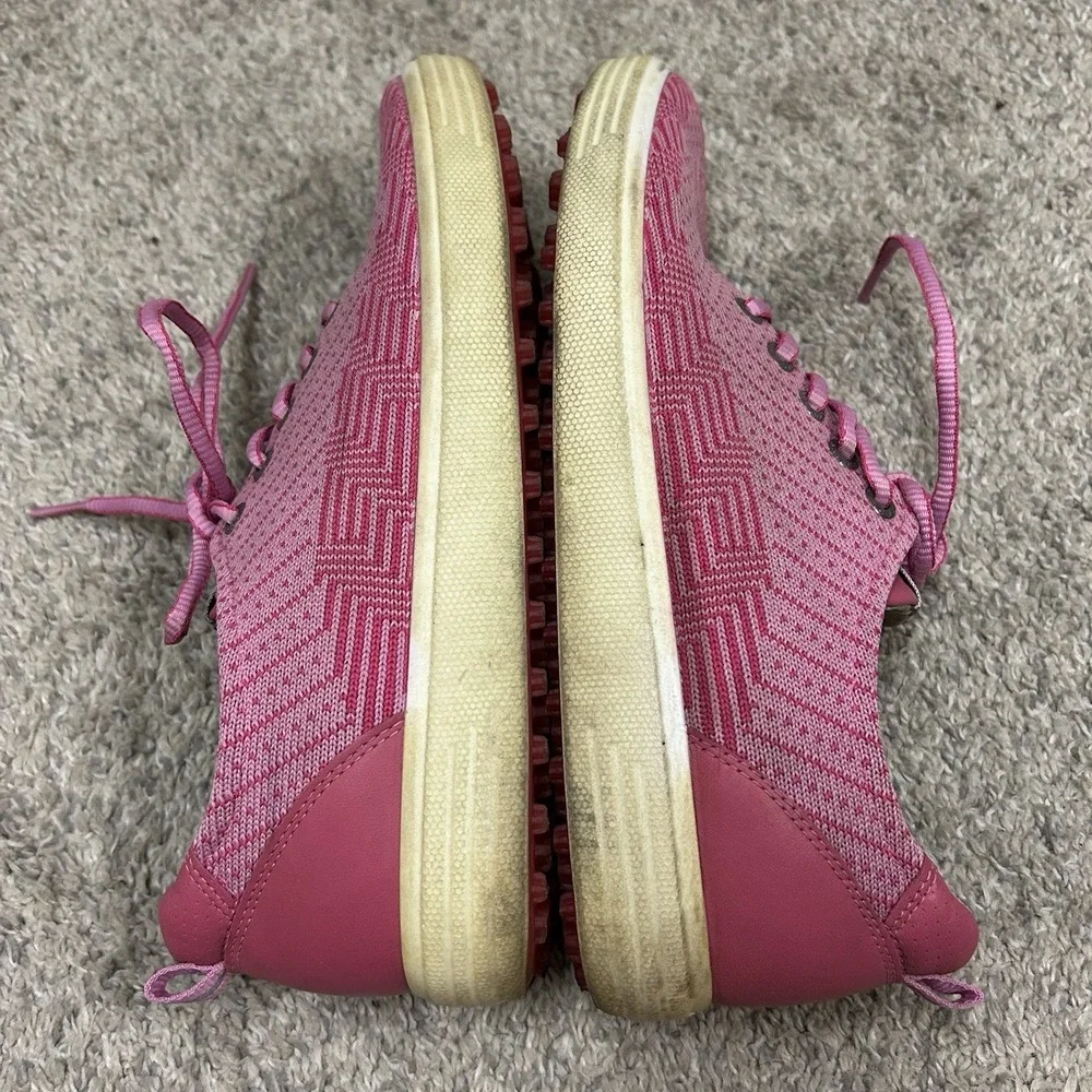 ECCO Hydromax Golf Shoes Women's 8-8.5‎ US 39 EUR Pink Extra Width Rubber Spikes